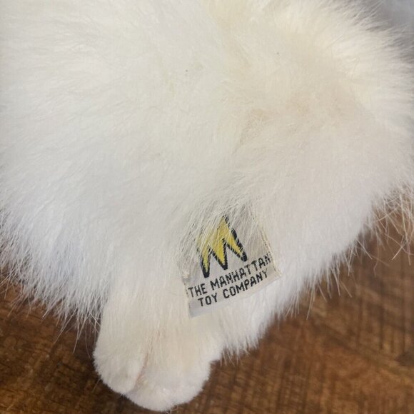Vintage 1996 Bunny Rabbit Manhattan Toy Company Plush Rabbit Stuffed Animal - Picture 6 of 13